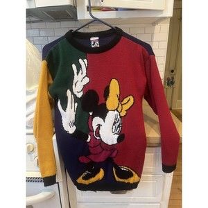 Vintage Minnie Mouse Mickey’s Stuff For Kids Sweater Children’s Size Large 14